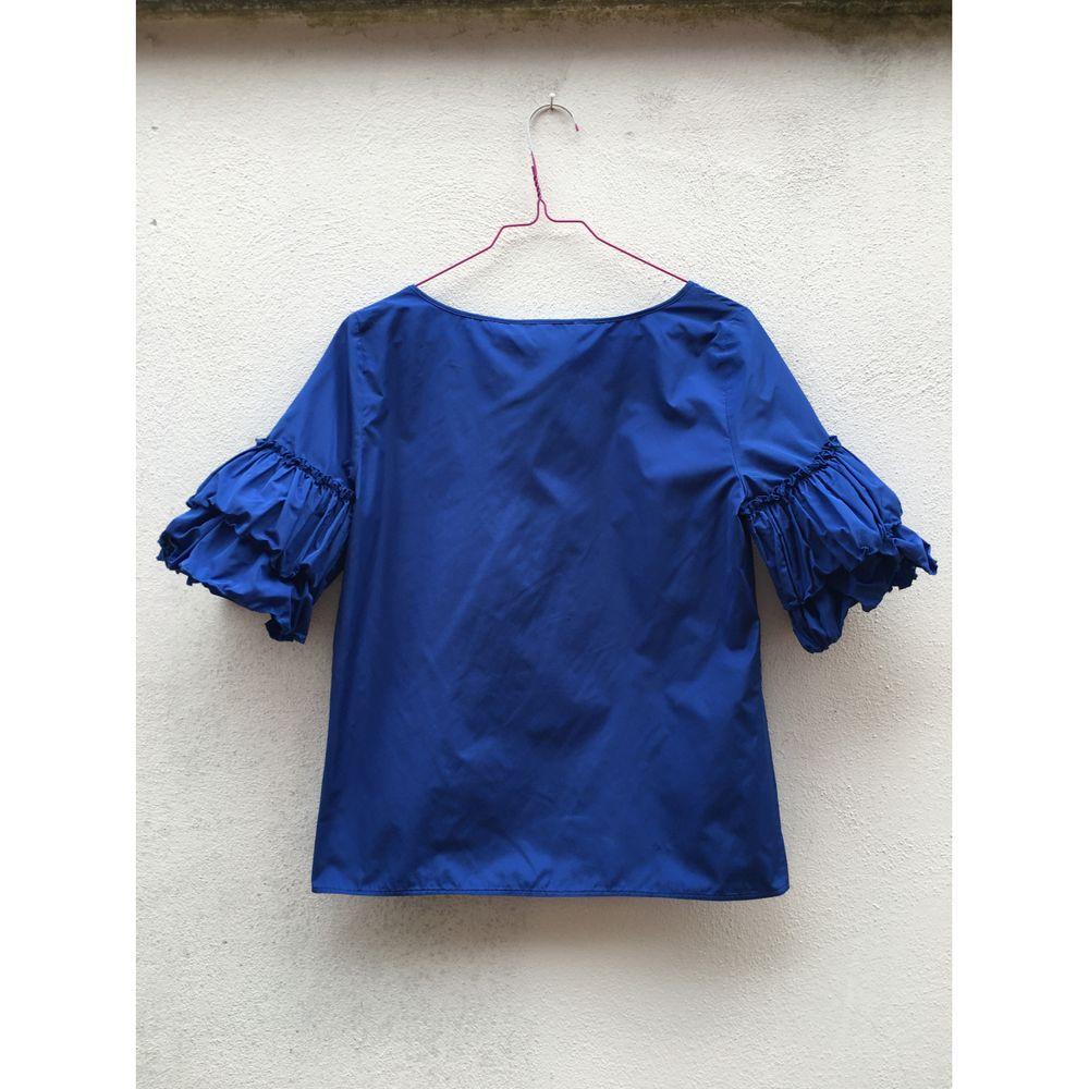 Blumarine Polyester Mini Skirt in Blue In Good Condition In Carnate, IT