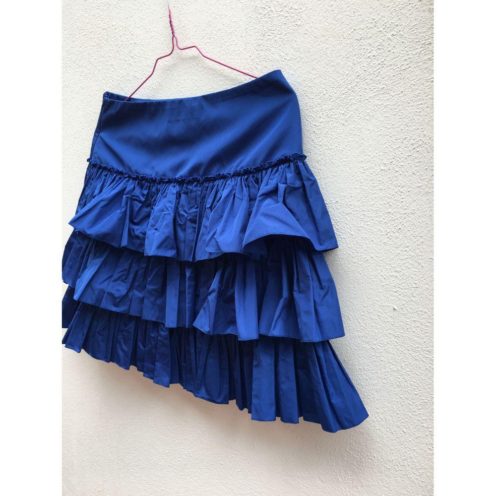 Blumarine Polyester Mini Skirt in Blue 3