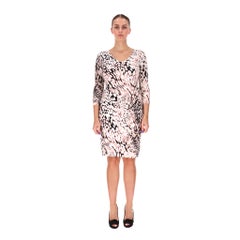 Blumarine Sequin Embellished Printed Dress