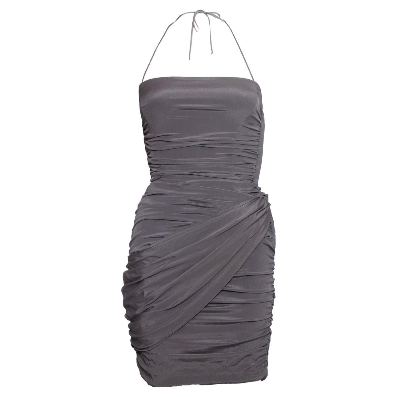 Blumarine, Vestido drapeado sin tirantes en venta