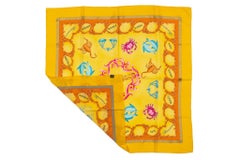 Blumarine Vintage Zodiac Silk Scarf