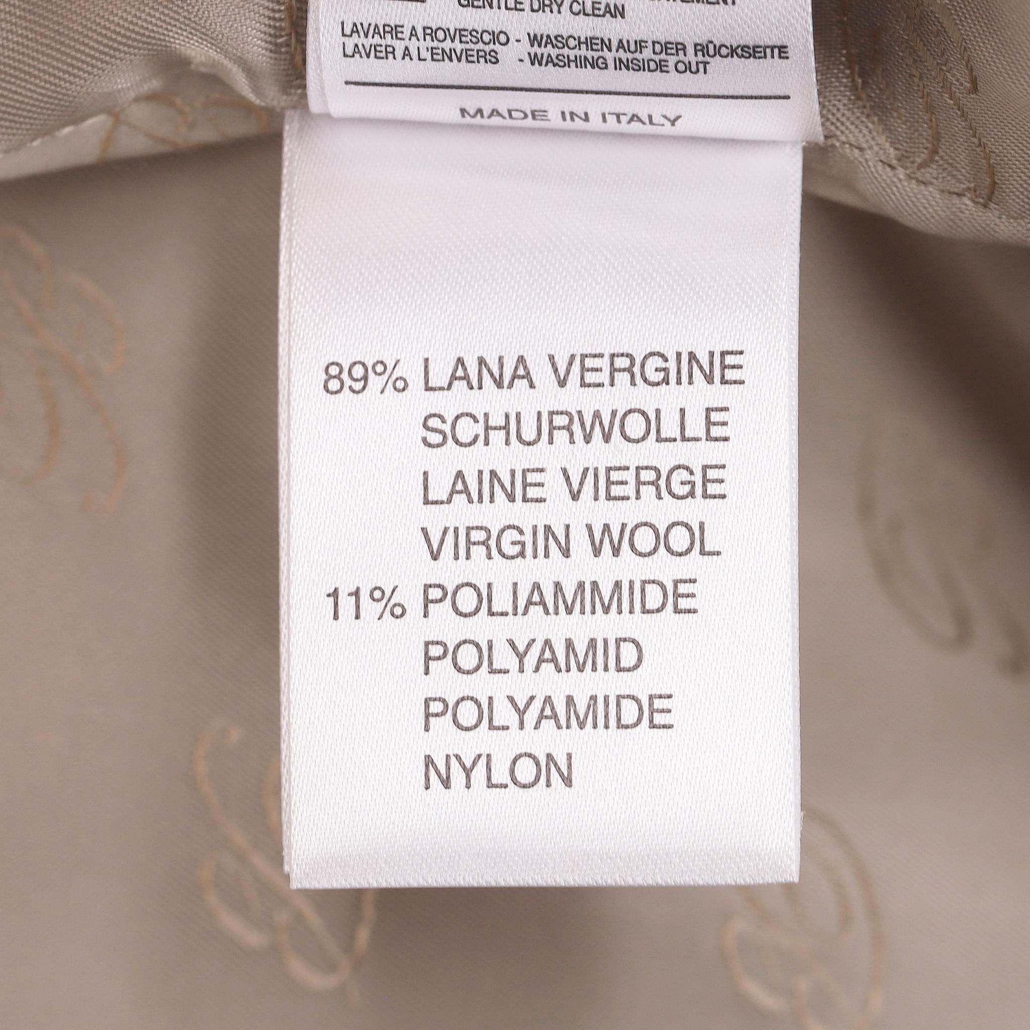 Blumarine Manteau en laine vierge et alpaga avec bordure en tweed en vente 4