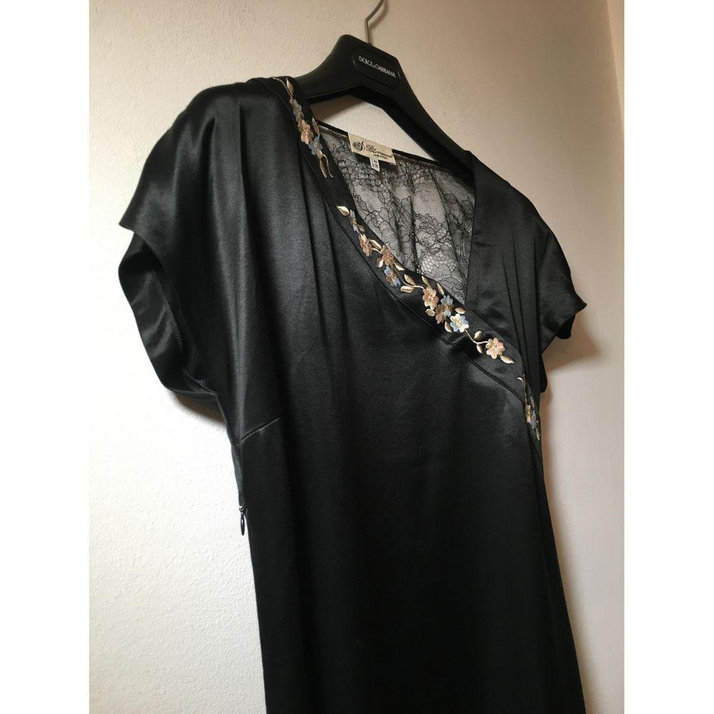 Blumarine Viscose Mid-Length Dress in Black 1