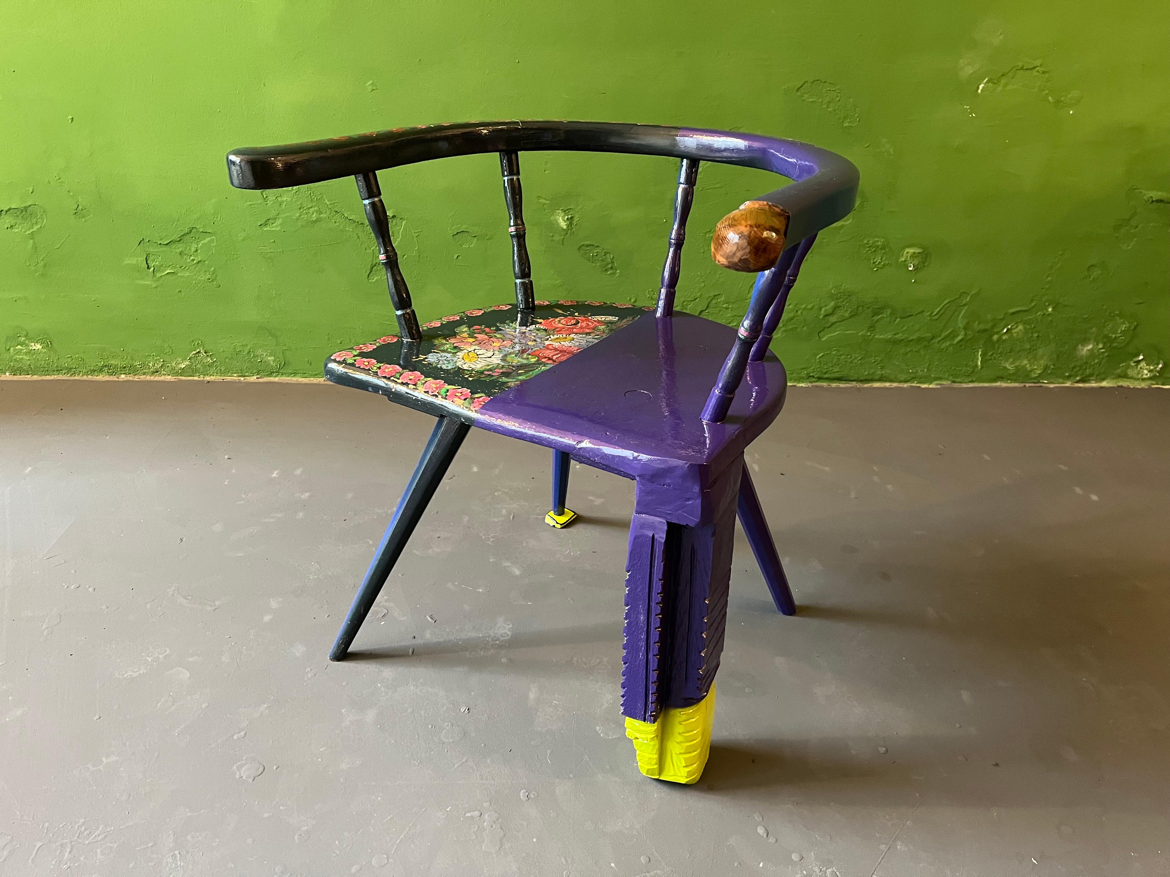 Blumenglück Chair by Markus Fri For Sale 1