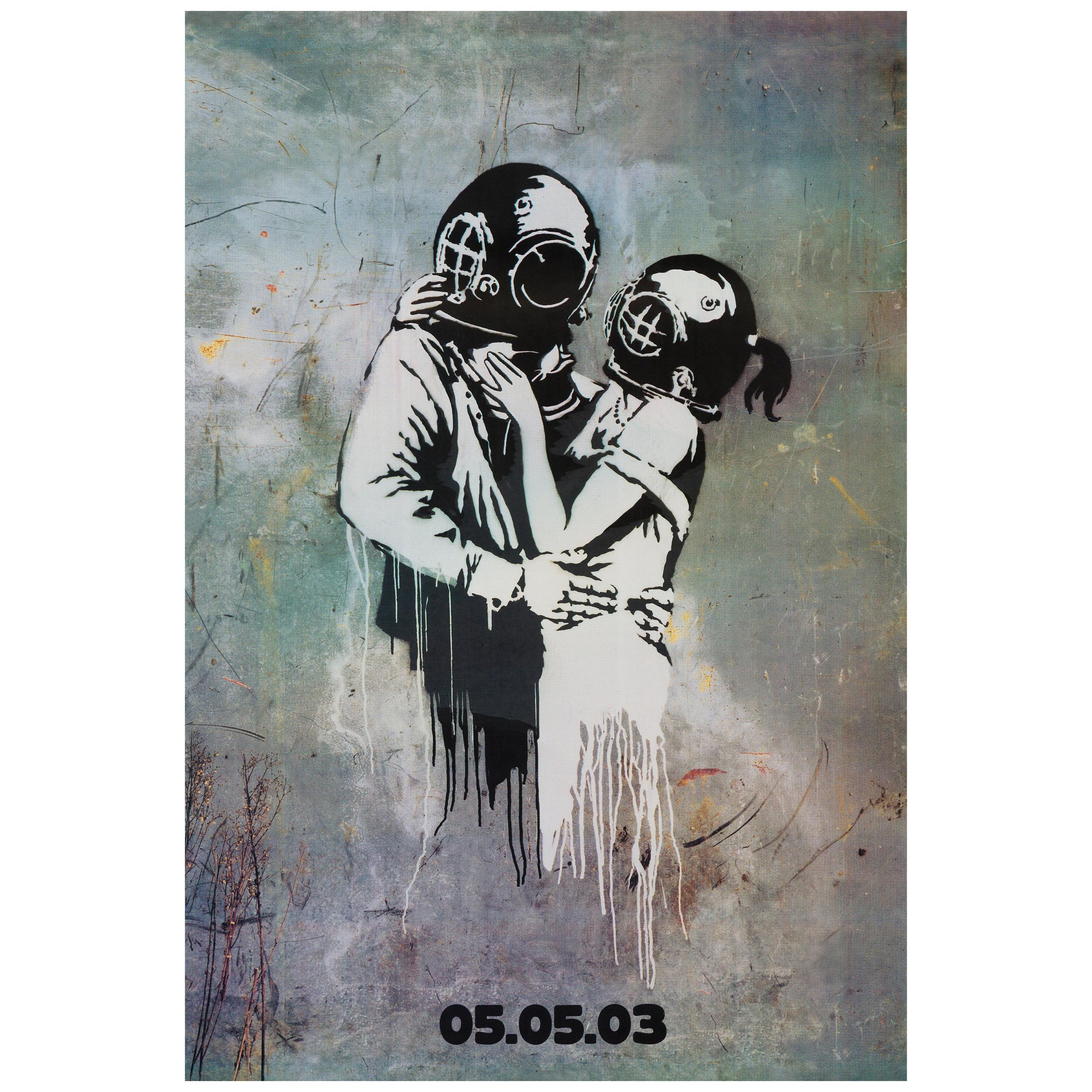 Blur "Think Tank" Original Promotional Poster by Banksy, British, 2003