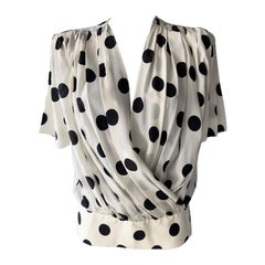 Blusa Gianfranco Ferre' a pois, condìzioni pari al nuovo