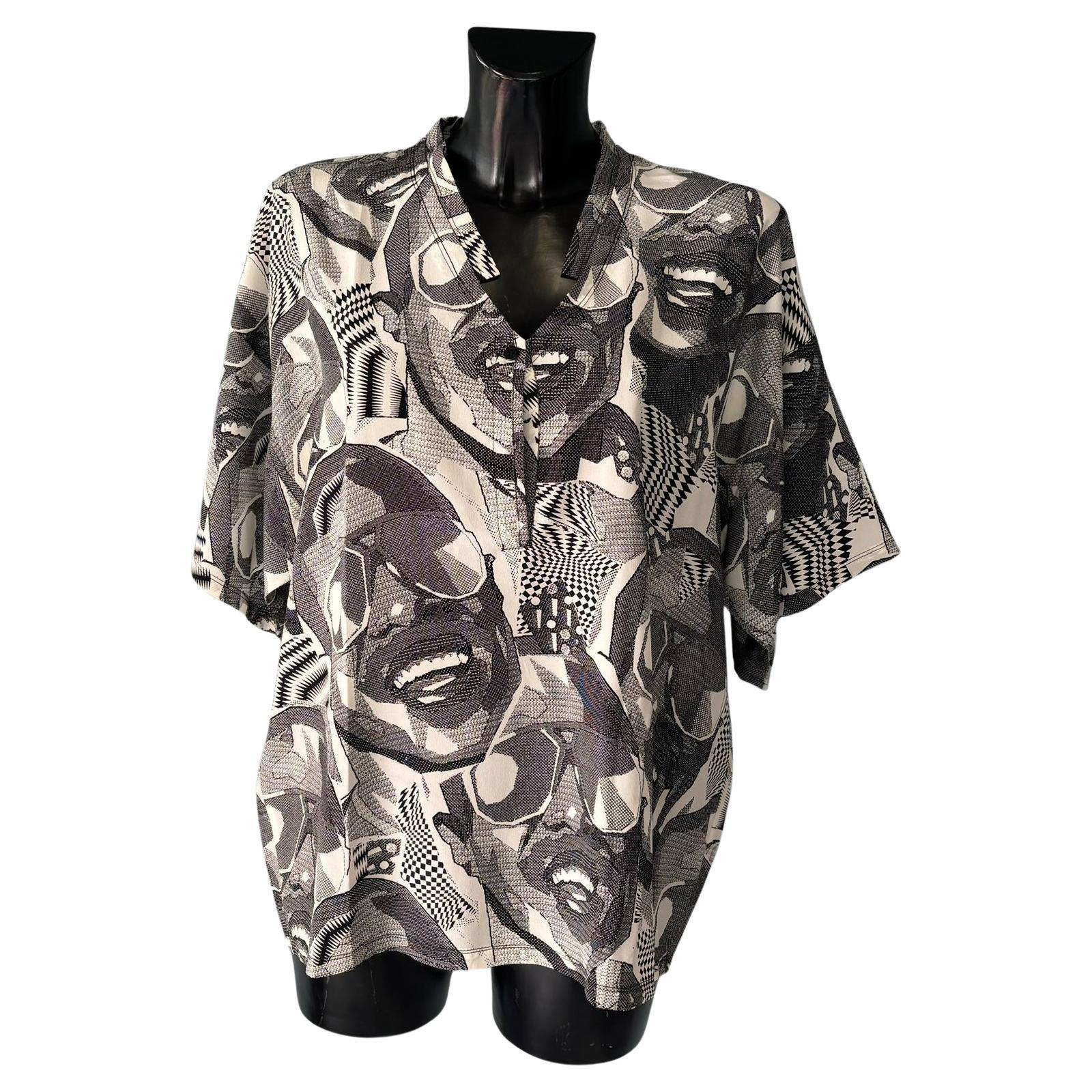 Blusa Versace per Genny anni80 pari al nuovo For Sale