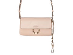 Blush Chloe Small Leather Crossbody Bag