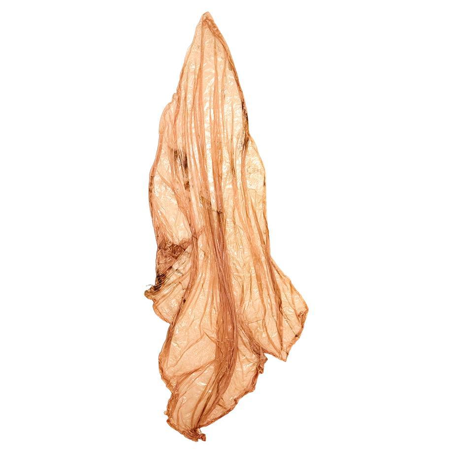 Blush Contemporary Abstract Sculpture Made With Mesh and Epoxy by Kim Mesches