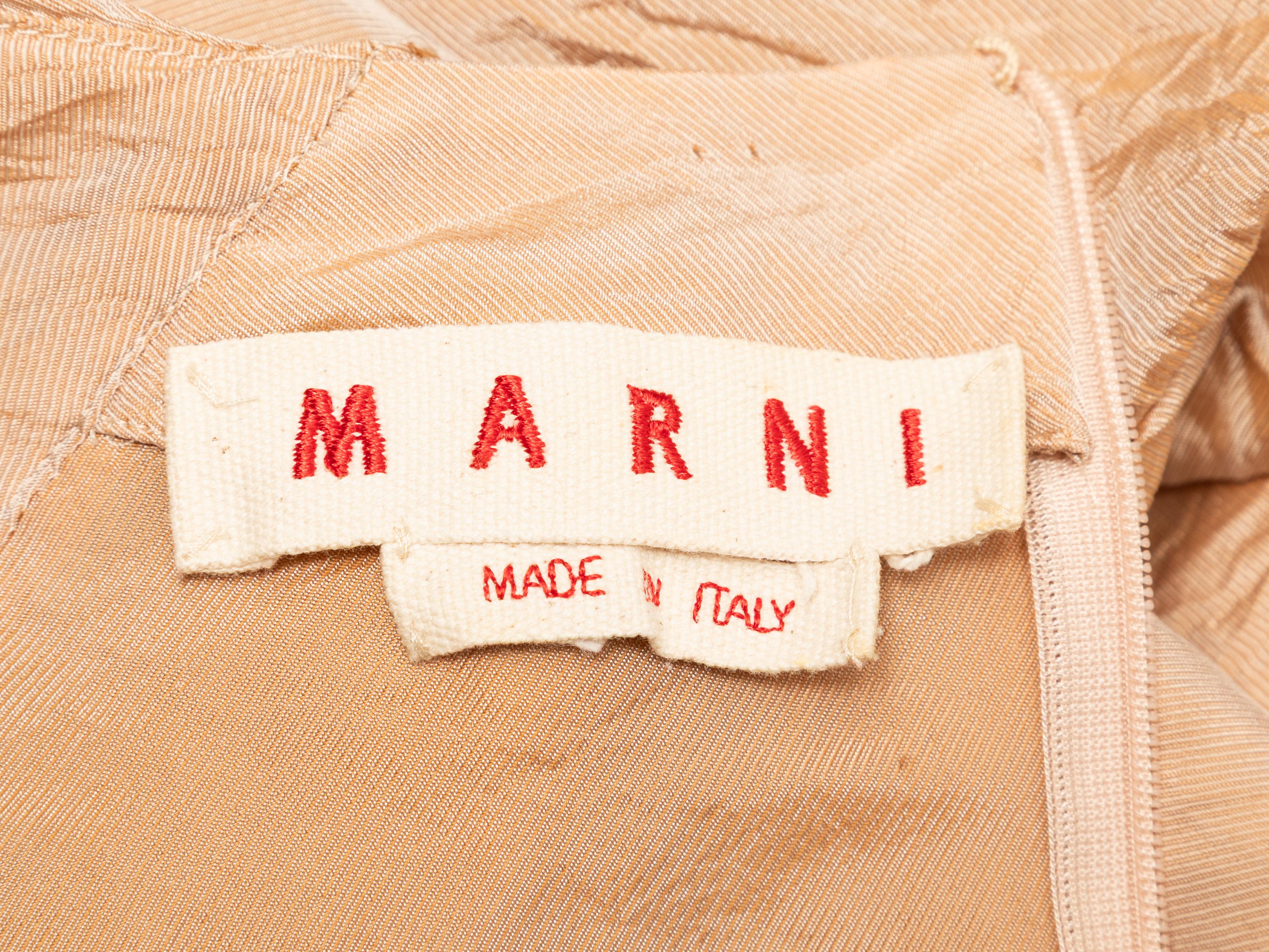 Donna Blush Marni Short Sleeve Dress Size IT 38 in vendita