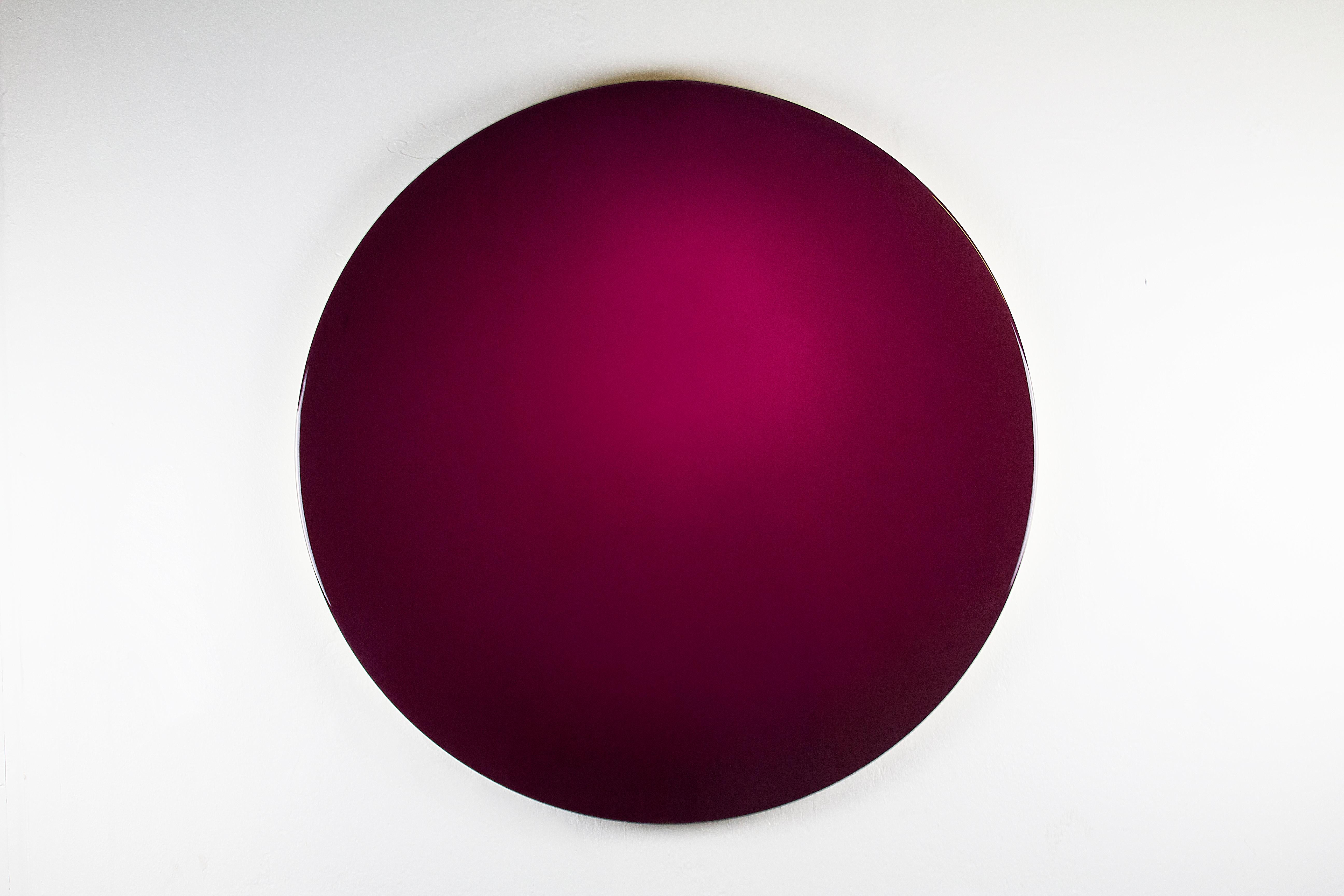 Modern Blush Minimalist Round by Corine Vanvoorbergen For Sale