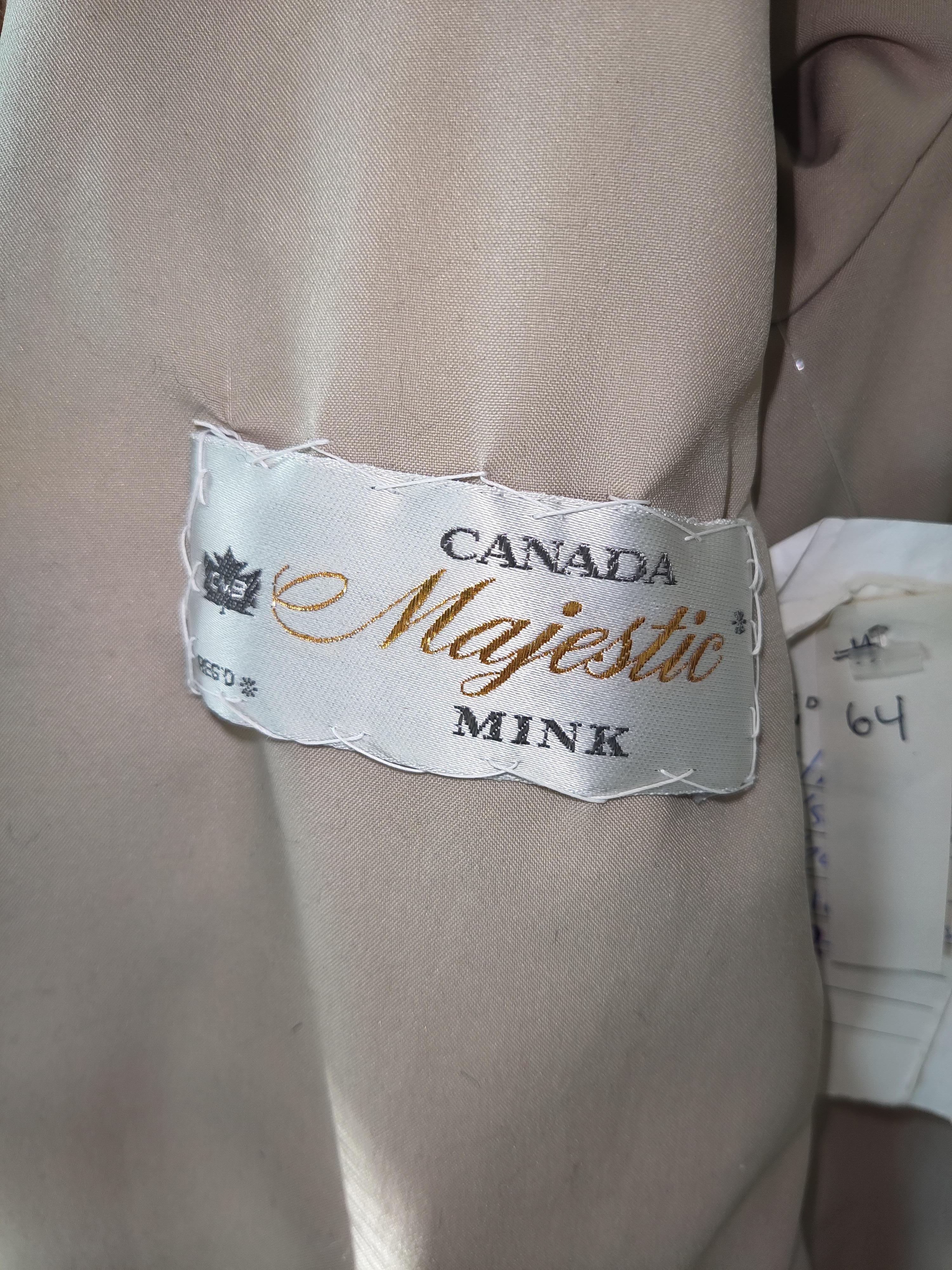~Blush Mink Fur Coat (Size 12 - L) 7