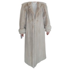 ~Blush Mink Fur Coat (Size 12 - L) 