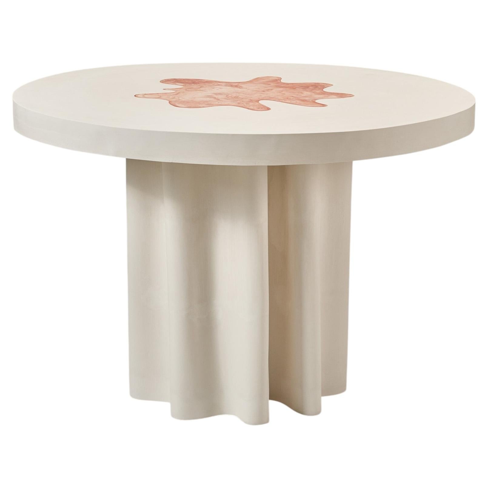 Blush No.1 Round Dining Table in Jesmonite by Perler