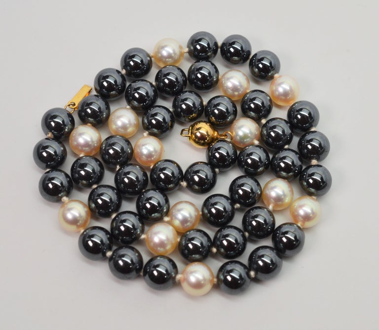 blush pearl necklace