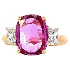 Blushing diamond elegance ring