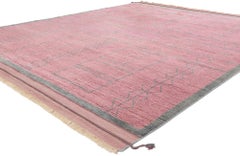 Blushing Nomad Boho Chic Pink Moroccan Rug, 08'04 x 10'02