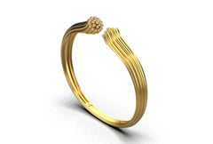 Bracelet Blüte, or 18k, 0.48ct
