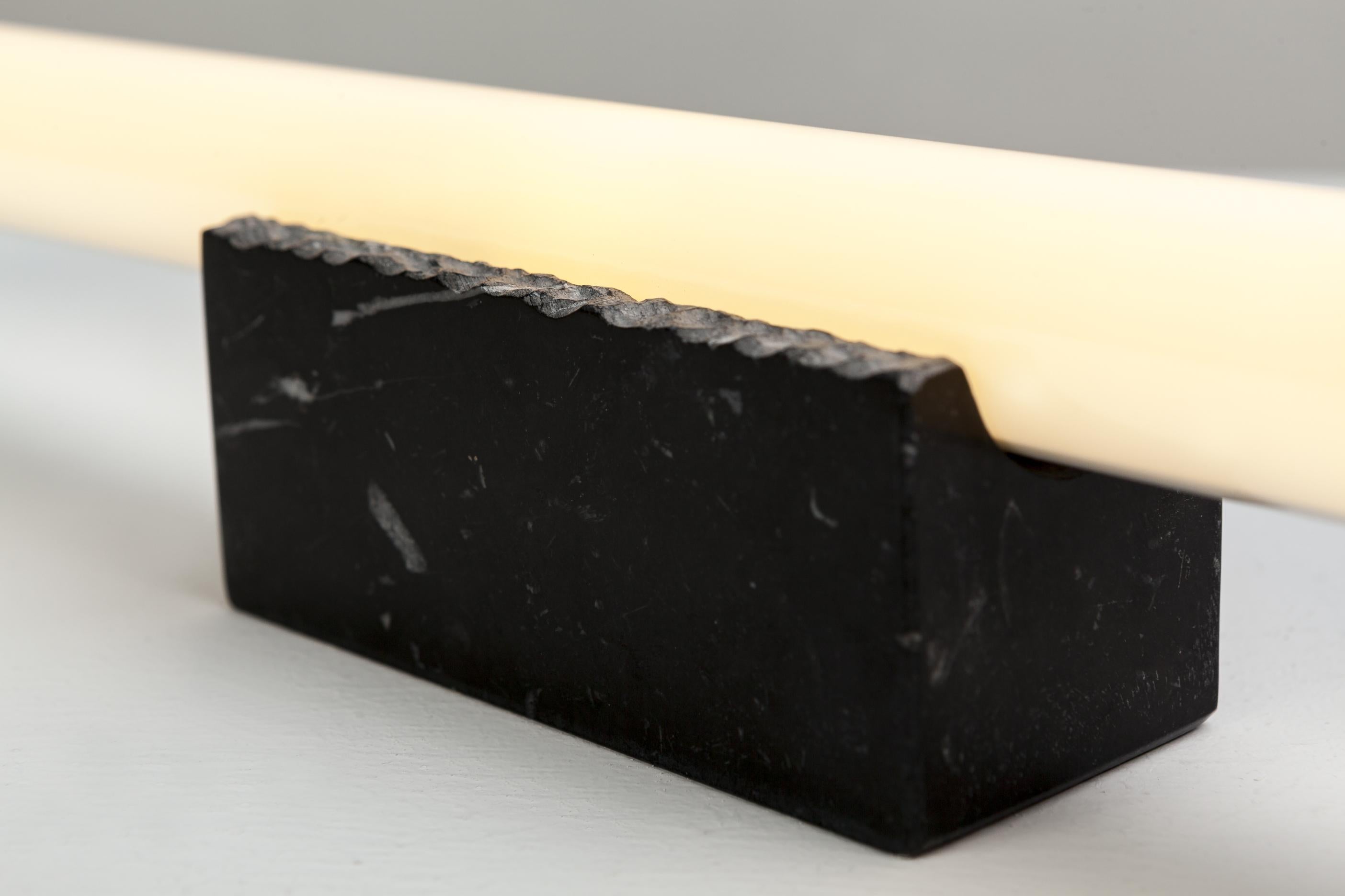 Polacco Lampada da parete Blvr Nero Maquina di Lexavala in vendita