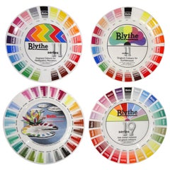 Blythe Factory Artist Color Porcelain Sample Plates '4'