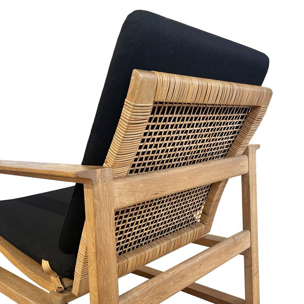 BM 2256 lounge chair by Borge Mogensen, design 1956 to 1960 In Good Condition For Sale In PARIS, FR