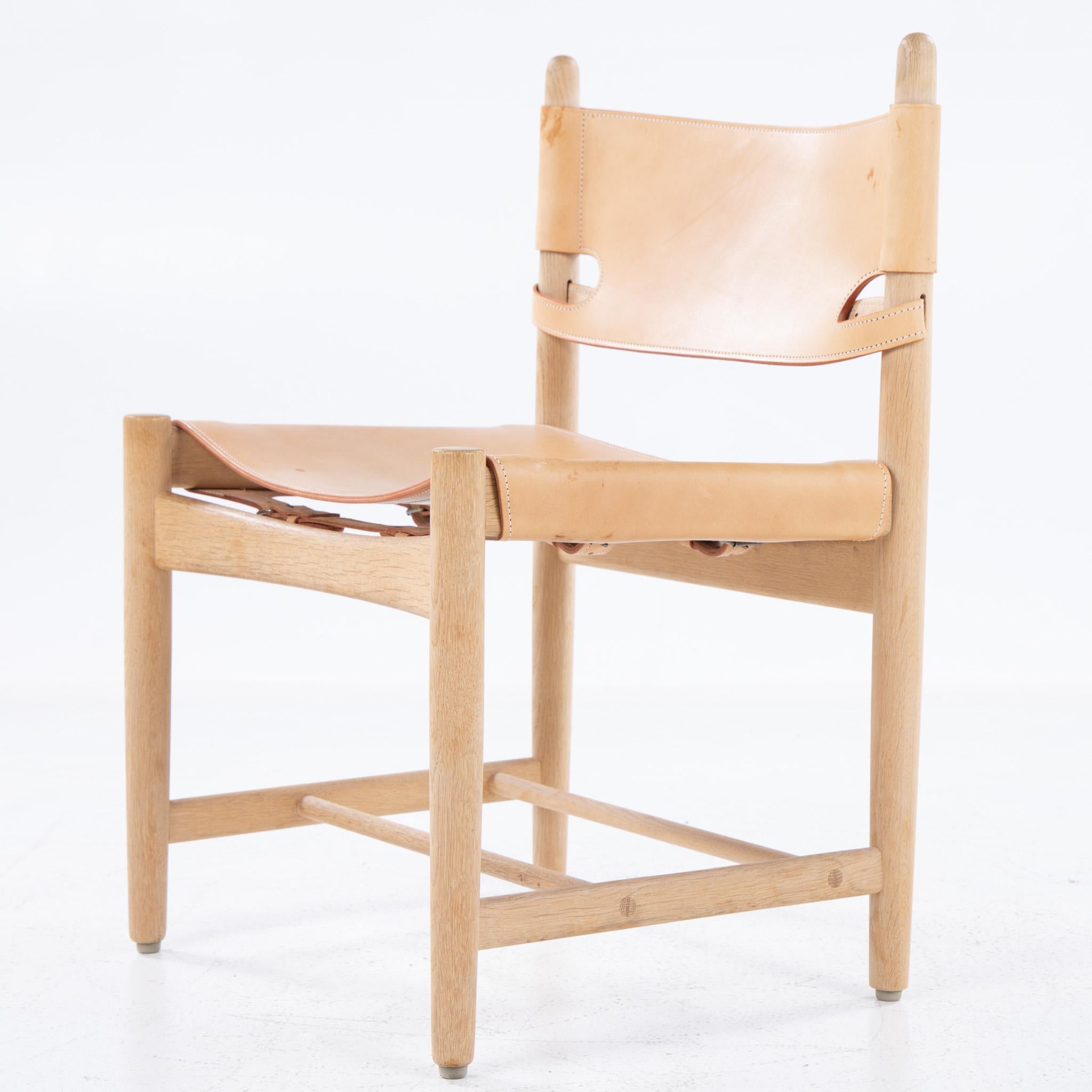 Mid-Century moderno BM 3237 - Set di 6 sedie da caccia in rovere di Børge Mogenesn in vendita