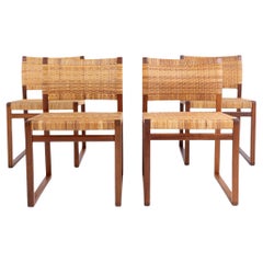 BM 61 - Set of 4 dining chairs in mahogany by Børge Mogensen