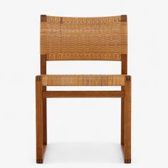 BM 61 - Set of 4 dining chairs in oak by Børge Mogensen