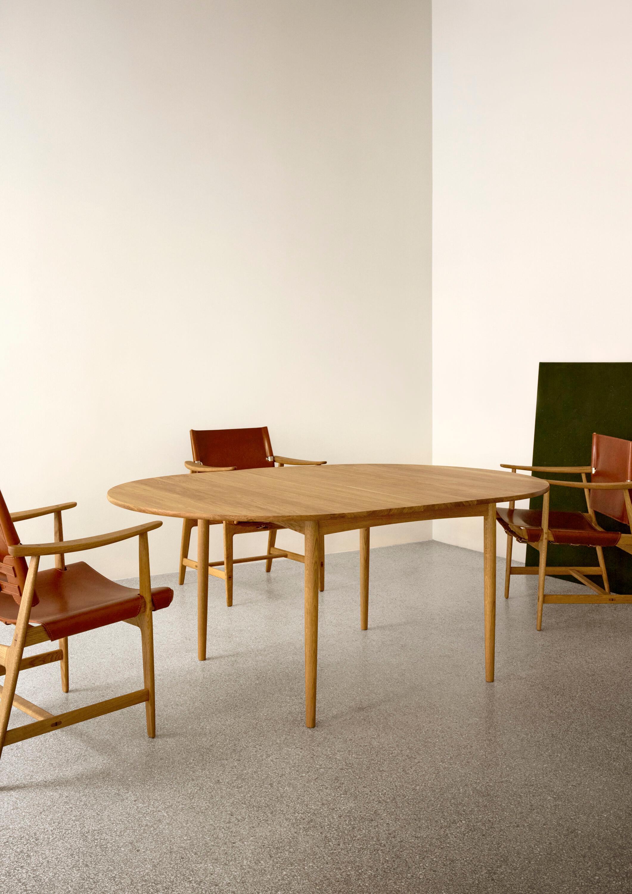 Chêne BM0121' Table de salle à manger en Oak par Børge Mogensen pour Carl Hansen & Son en vente