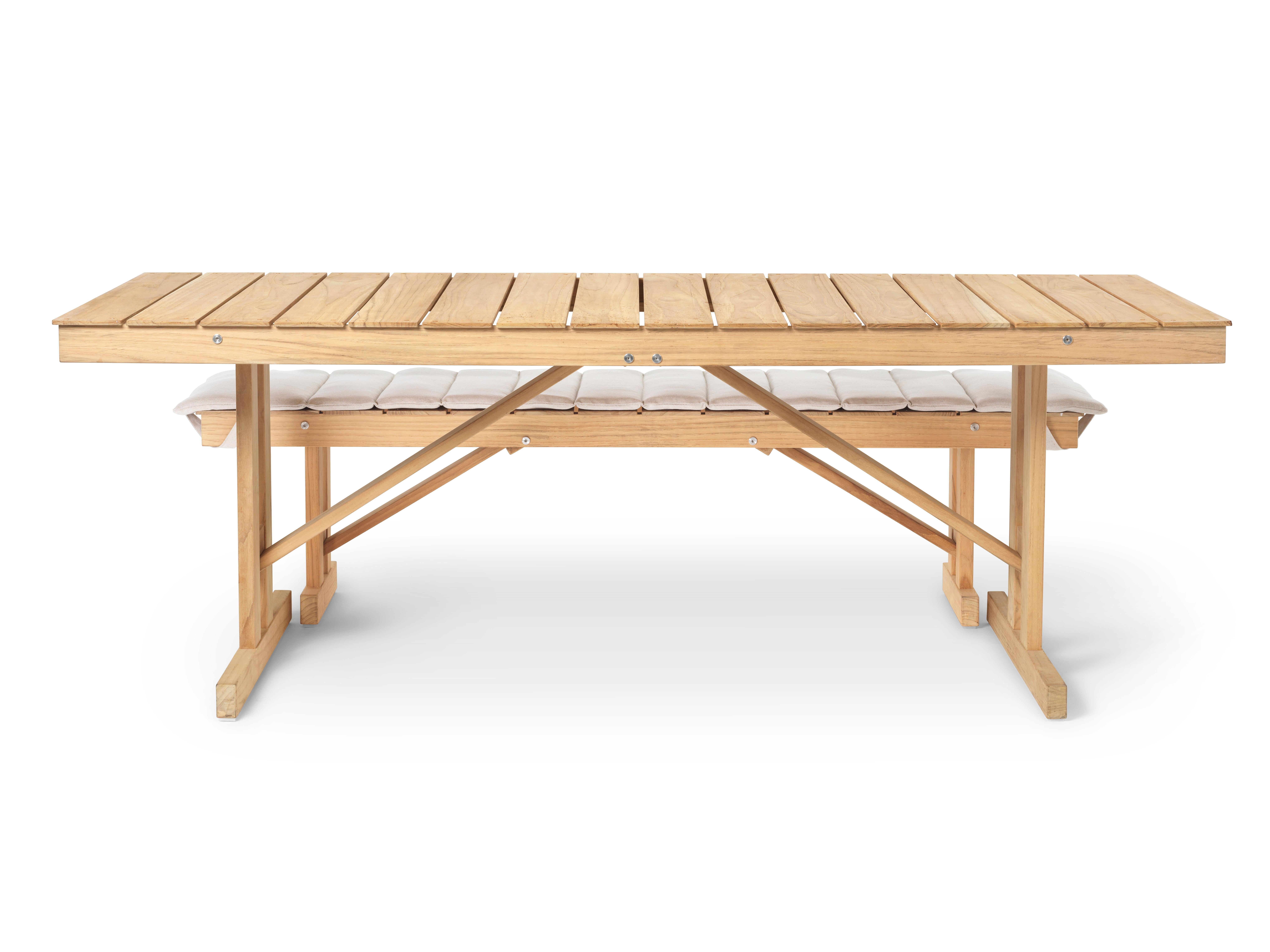 Modern BM1771 Teak Outdoor Table by Børge Mogensen