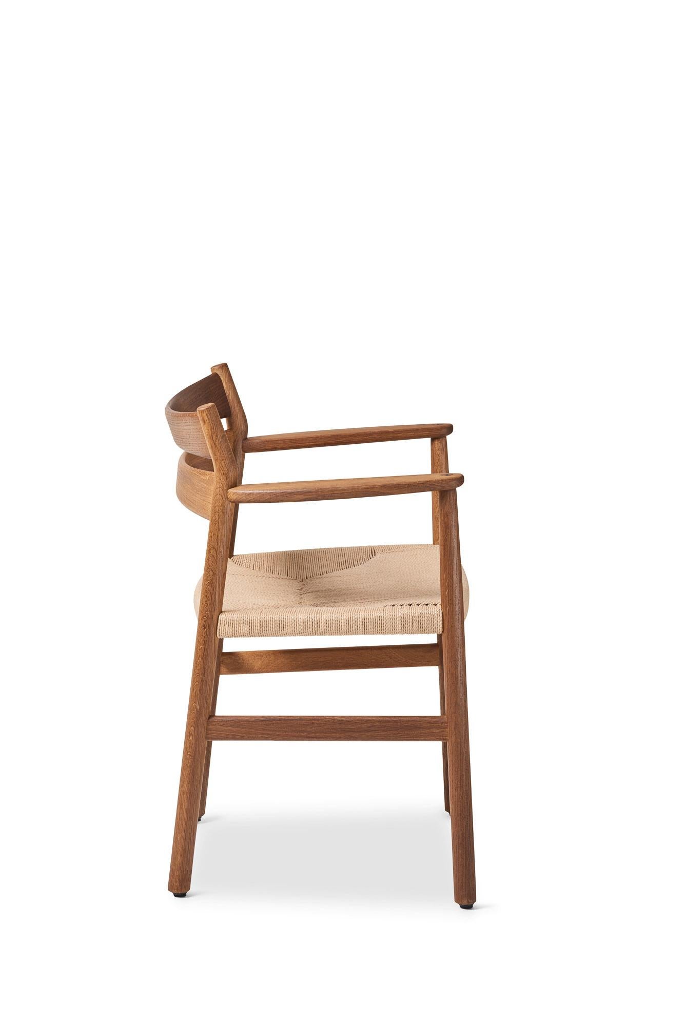 Scandinavian Modern BM2 Chair by Borge Mogensen - Smoked Oak