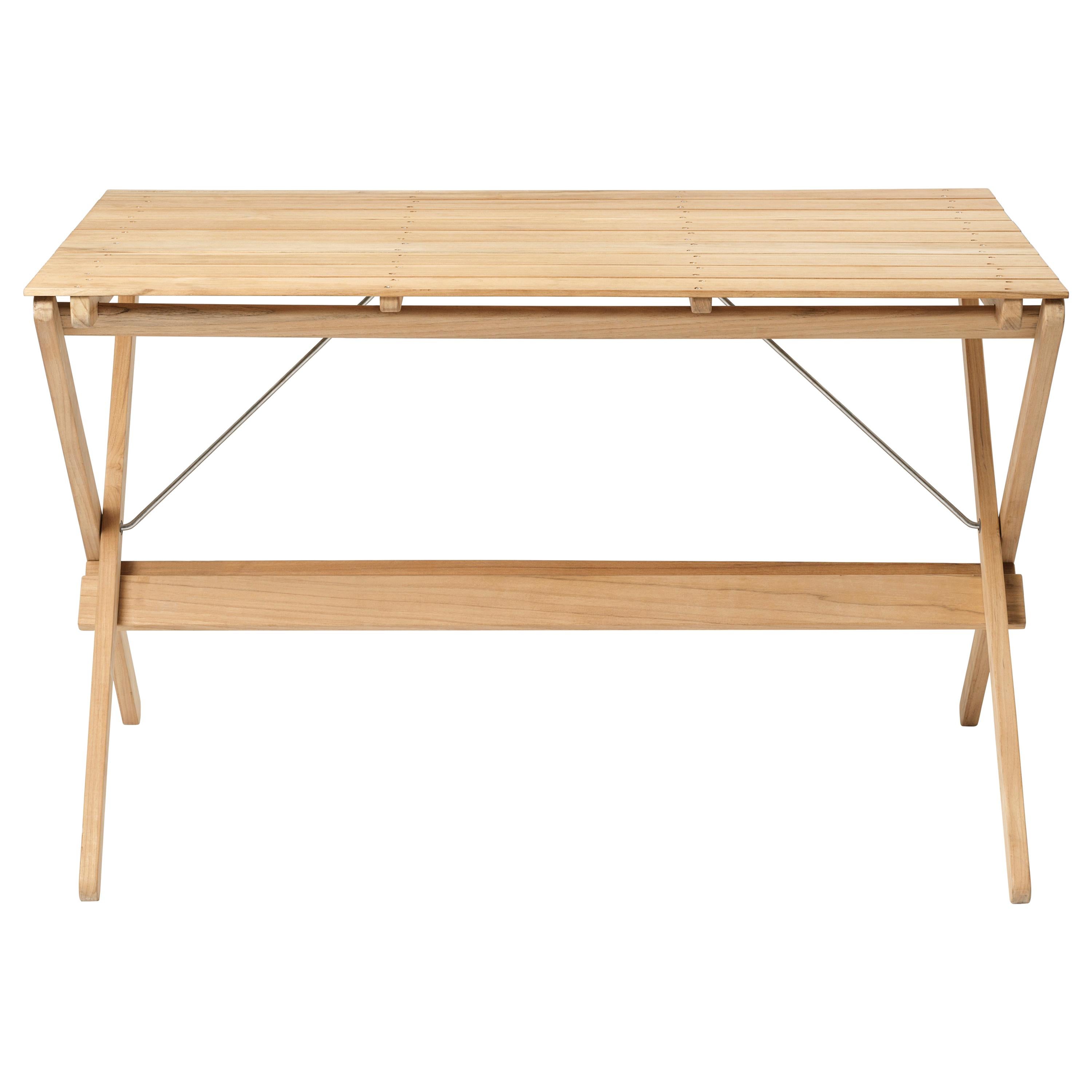 Roda Teka Outdoor 174 Dining Table in Teak with Glazed Stoneware Top For  Sale at 1stDibs
