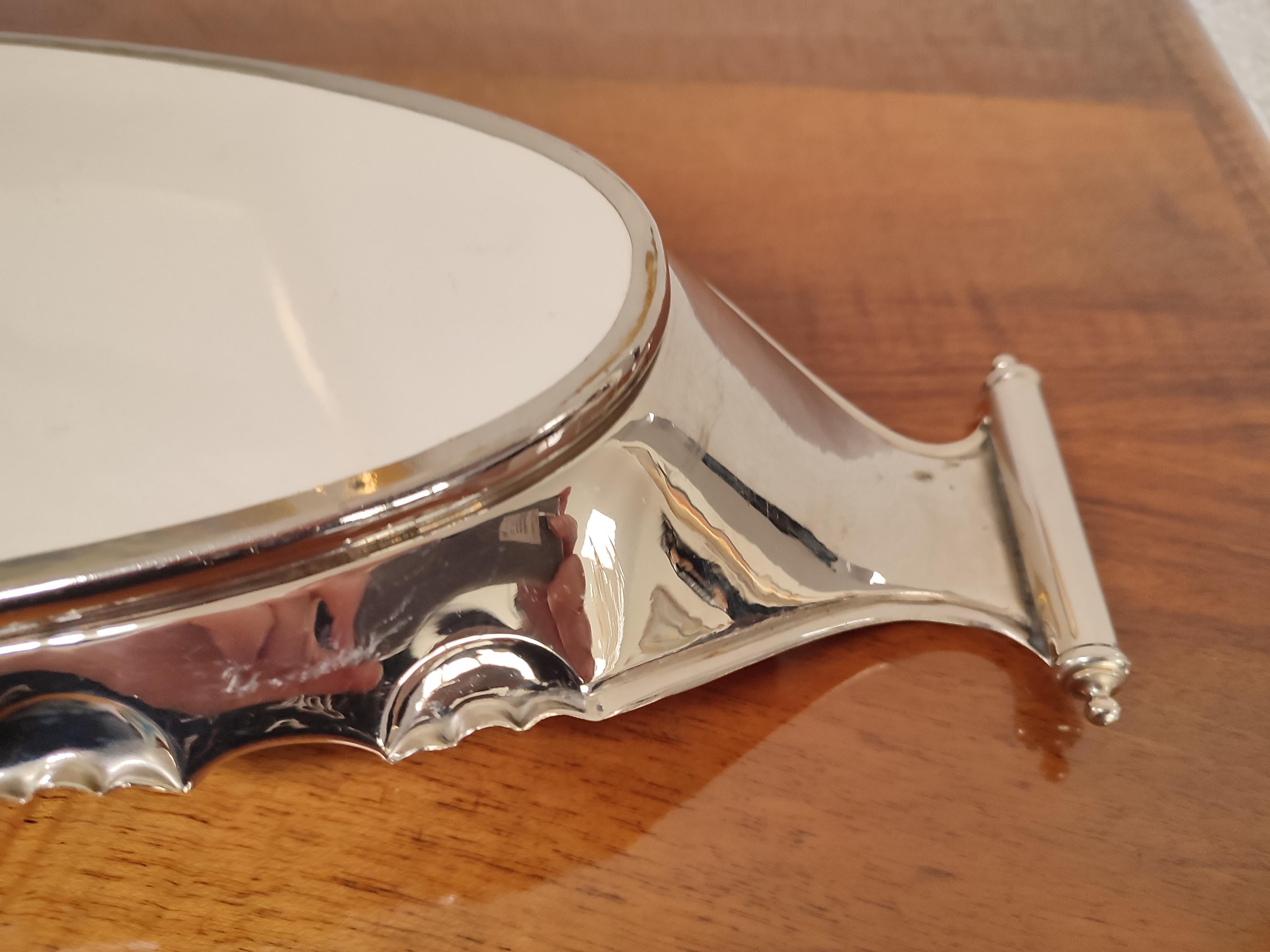 BMF y Villeroy & Boch Enorme bandeja para servir chapada en plata Jugendstil, hacia 1900 en venta 5