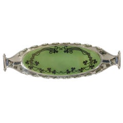 Vassoio da portata BMF e Villeroy & Boch in argento placcato Jugendstil, circa 1900 Vassoio da portata BMF e Villeroy & Boch in argento placcato Jugendstil, circa 1900
