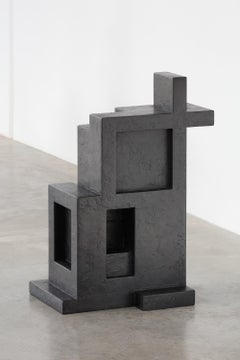 BN II: Escultura contemporánea en madera y técnica mixta de Michal Škoda
