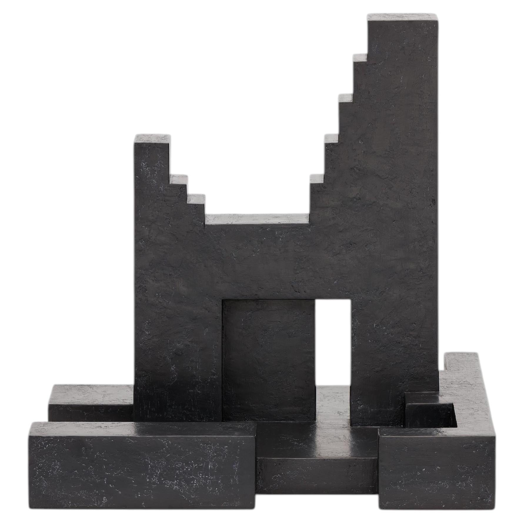BN III Contemporary Sculpture in Wood & Mixed Media by Michal Škoda For Sale