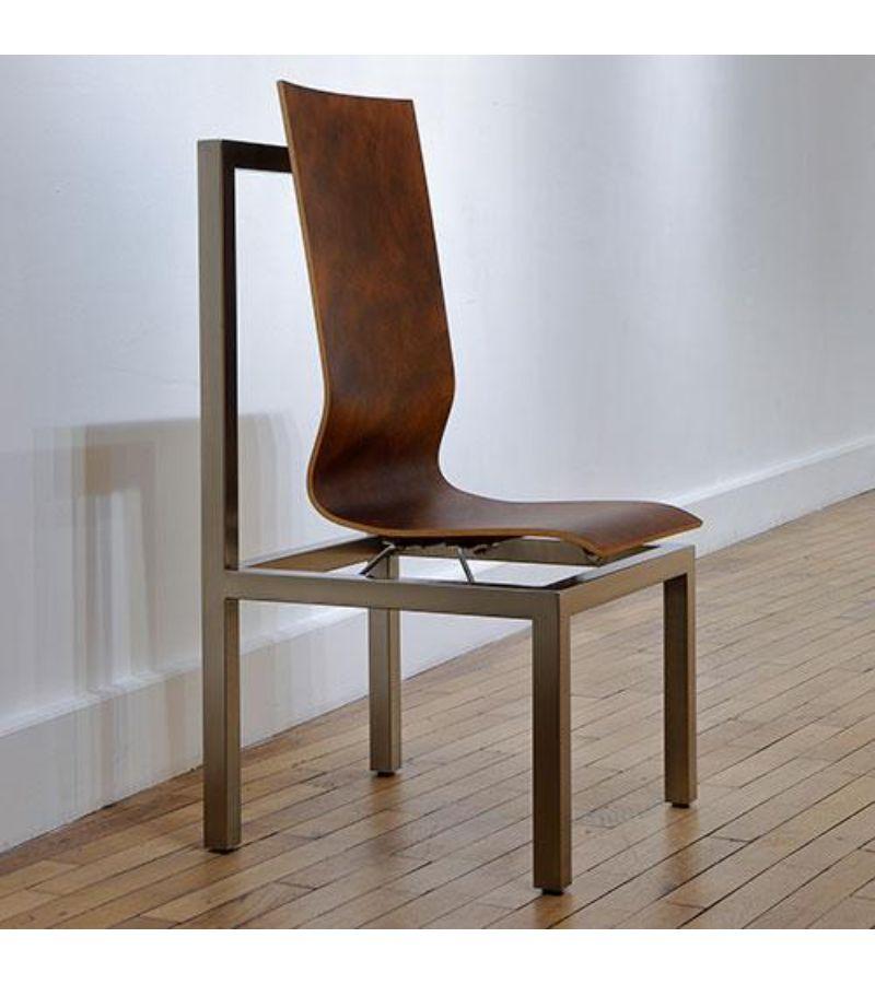 Polished BNF Chaise Chair by Dominique Perrault & Gaelle Lauriot Prevost