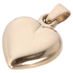 BNH heart pendant in 14 karat gold – 12 x 12 mm – Classic gold heart