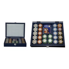 Bnib Hector Saxe Paris Conran Shop 240 Piece Casino Poker Chips Set Leather Case