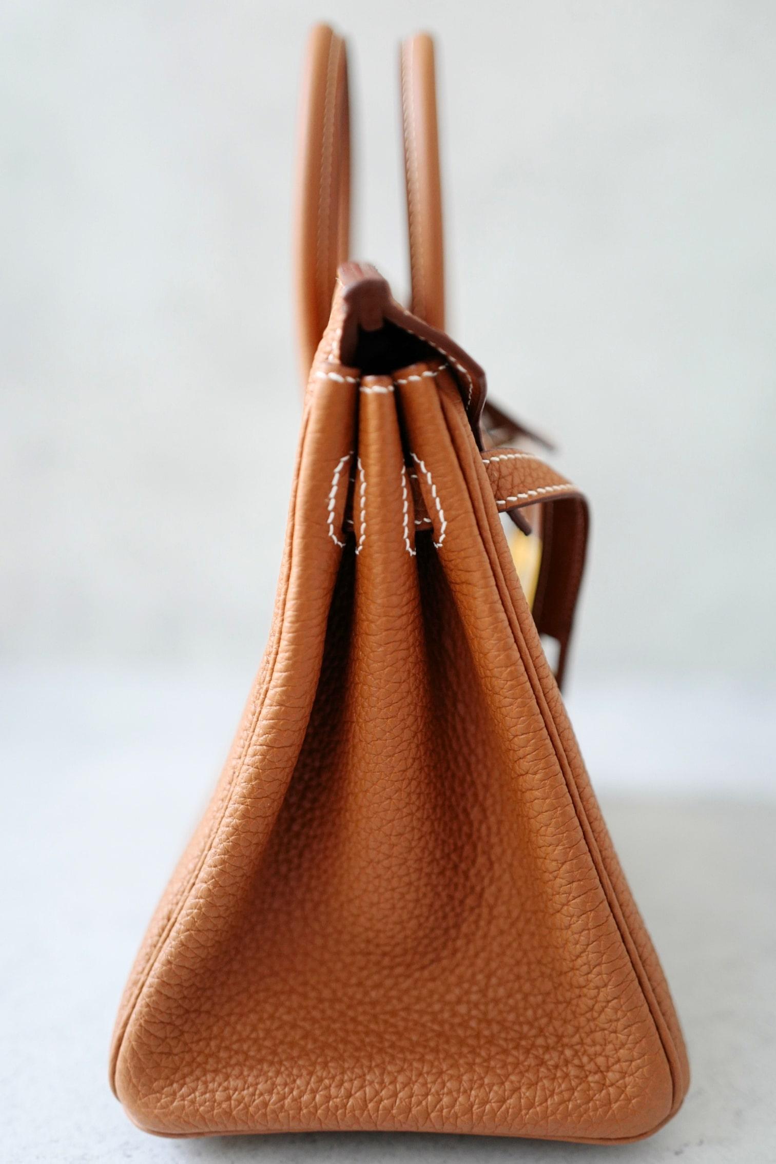 BNIB Hermès Birkin 25 Bag Gold Togo Leather with Gold Hardware Unisexe en vente