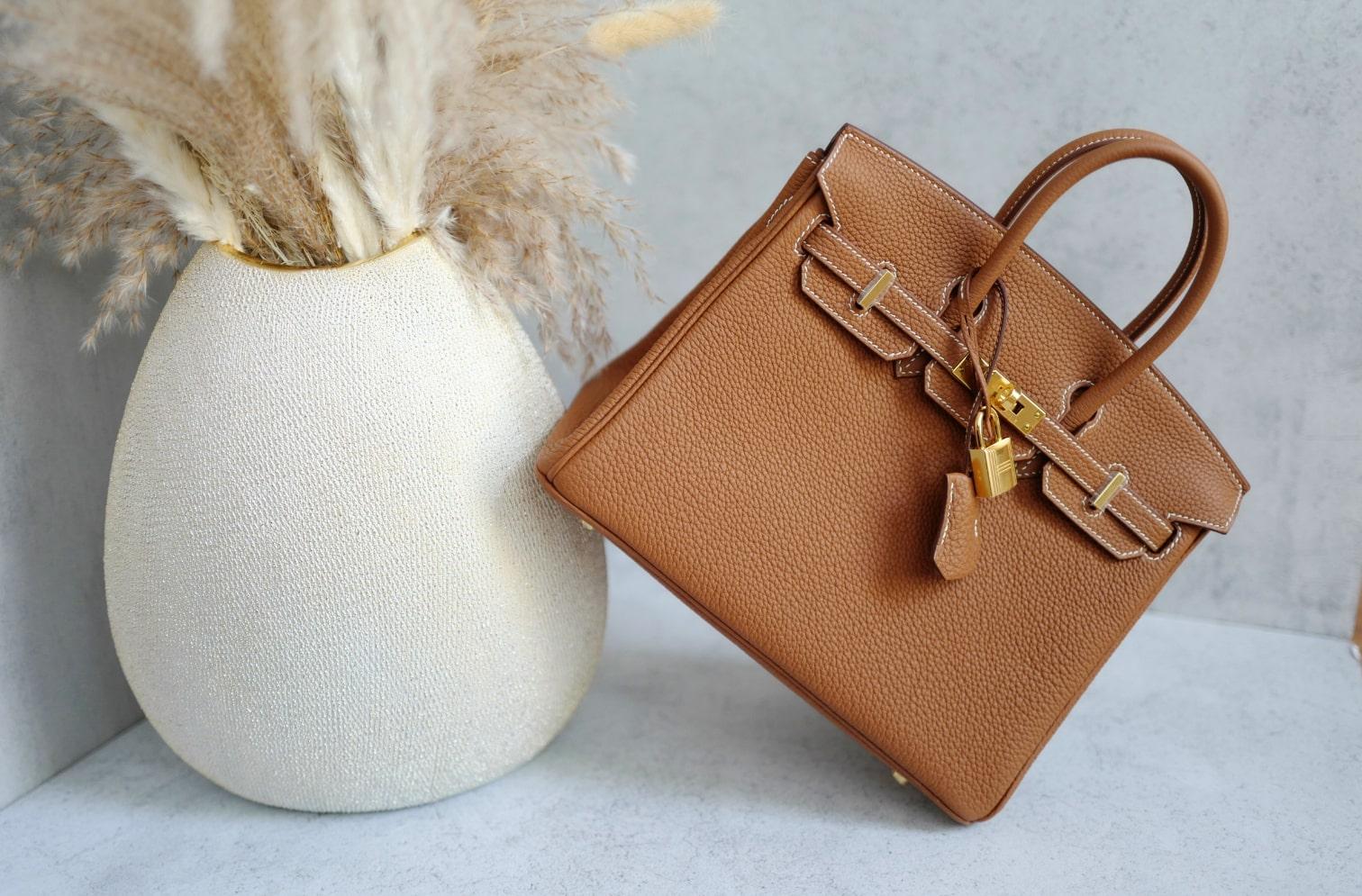 BNIB Hermès Birkin 25 Bag Gold Togo Leather with Gold Hardware en vente 4