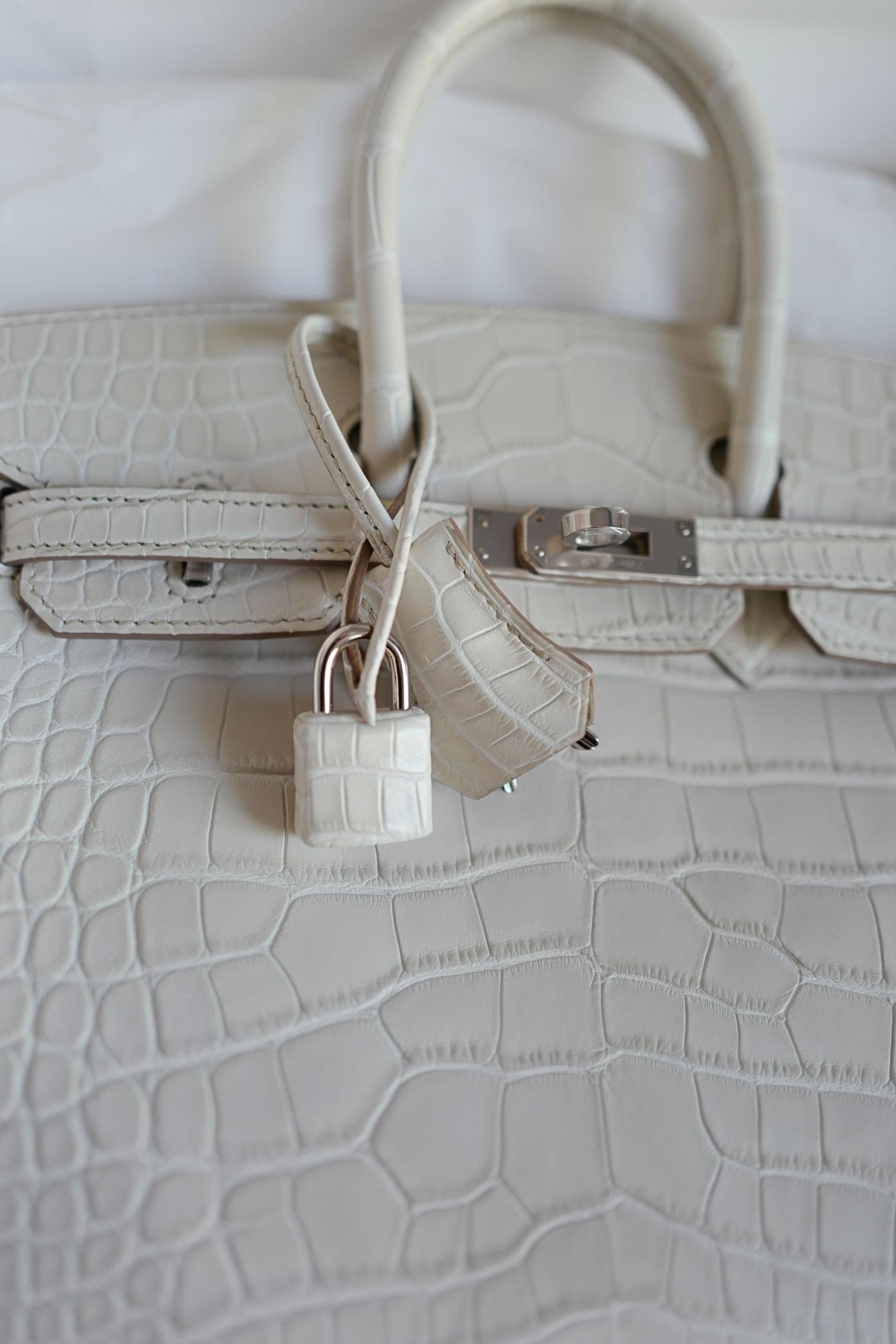 BNIB Hermès Birkin 25 Beton Matte Mississippiensis Alligatore PHW 2025 in vendita 6