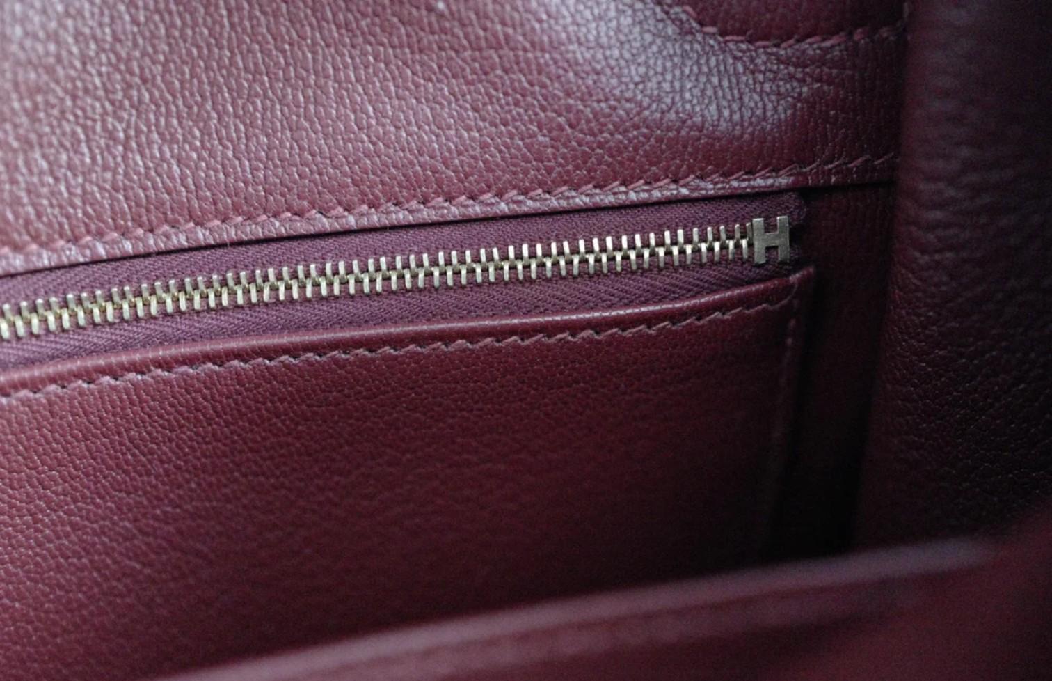 BNIB Hermes Birkin 25 Rouge H Togo Gold Hardware K For Sale 3