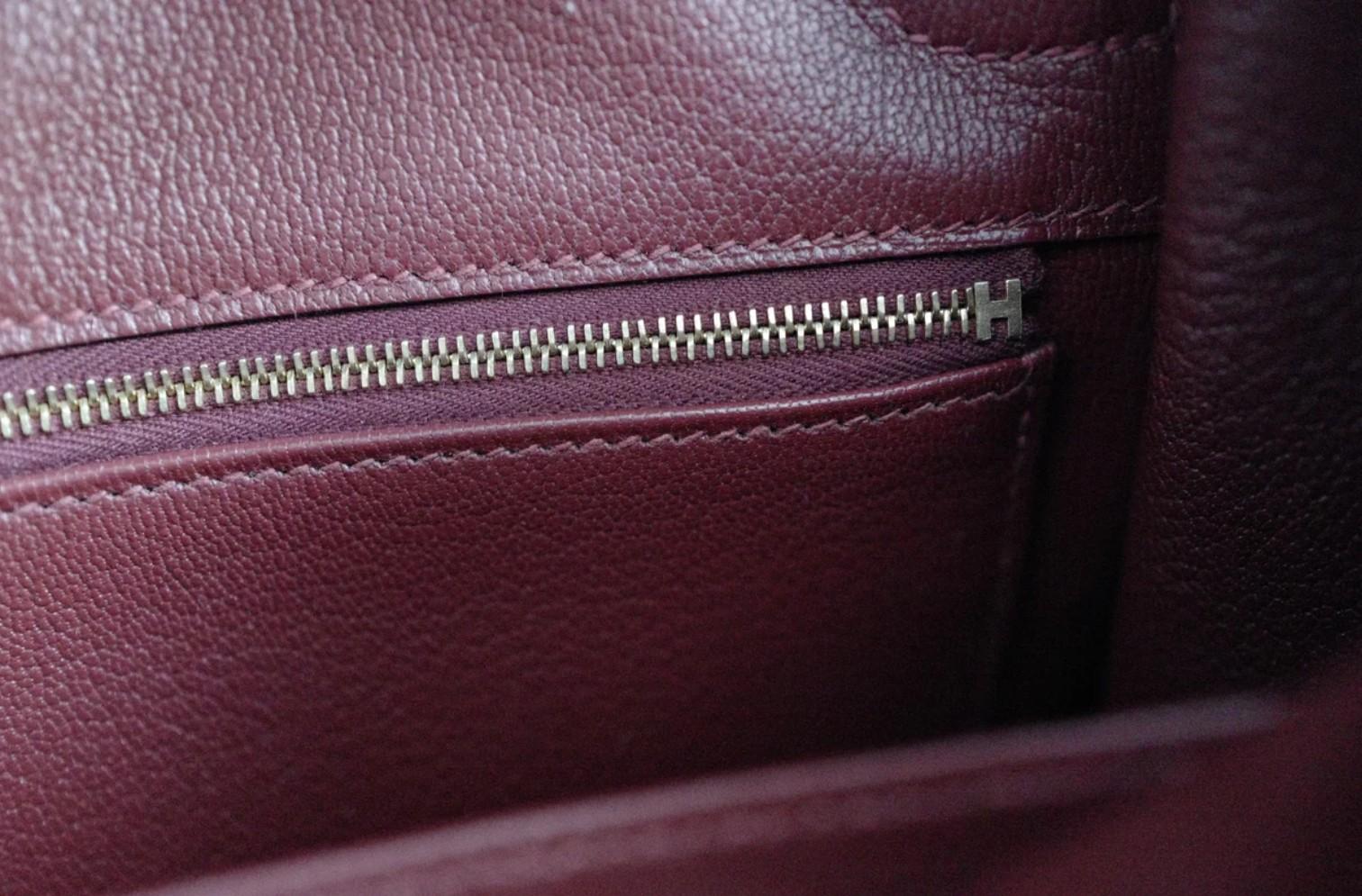 BNIB Hermes Birkin 25 Rouge H Togo Gold Hardware K For Sale 4