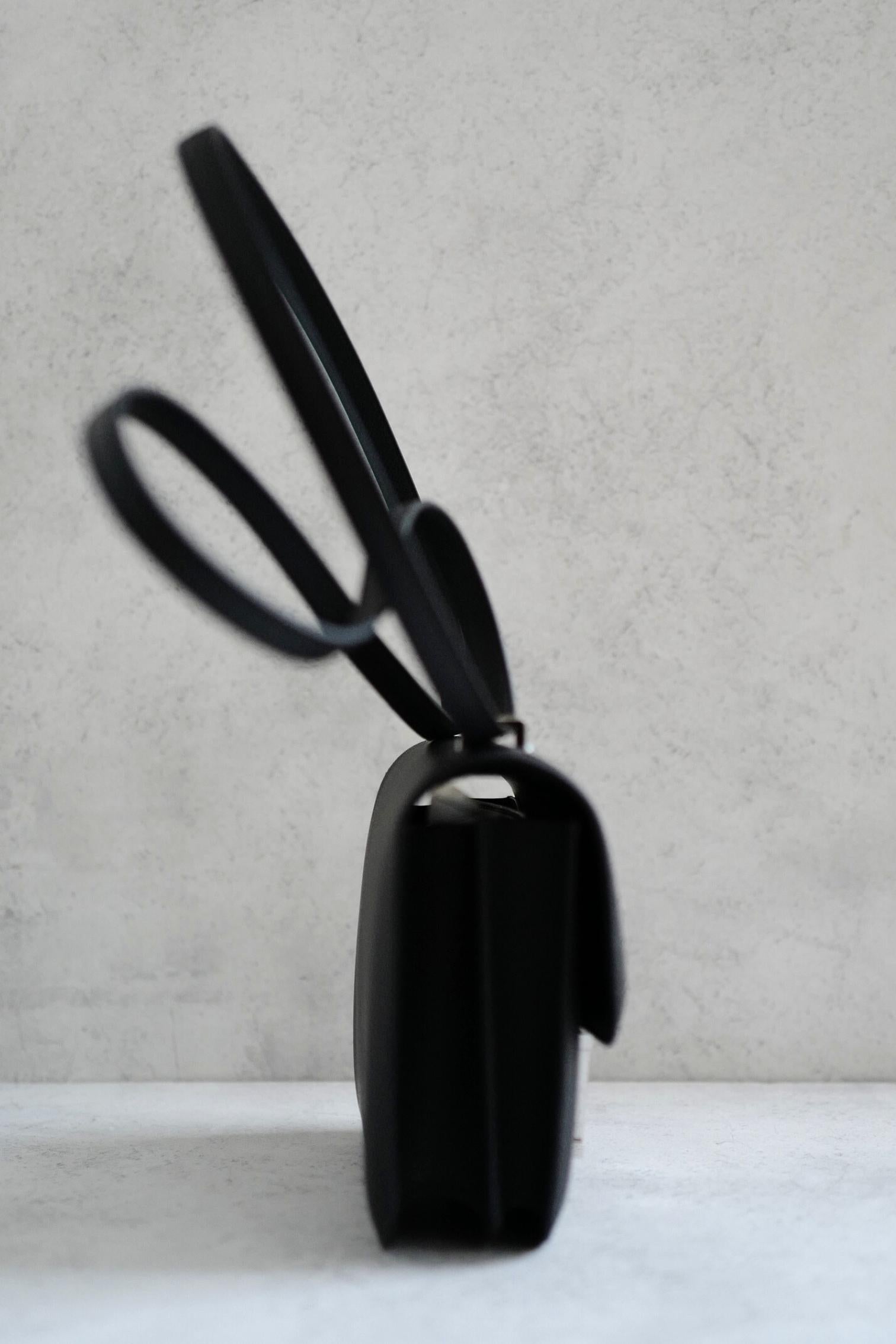 BNIB Hermès Constance III Mini 18 Miroir Black Epsom Leather with PHW In New Condition For Sale In Forest Park, GA