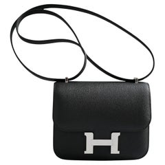 BNIB Hermès Constance III Mini 18 Miroir Black Epsom Leather with PHW BNIB Hermès Constance III Mini 18 Miroir Black Epsom Leather with PHW