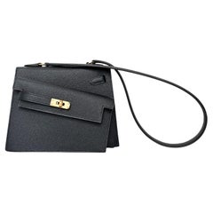 BNIB Hermès Kelly Désordre Black Epsom Leather with Gold Hardware
