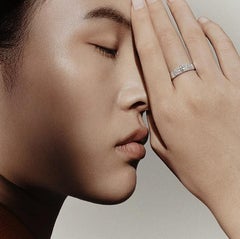 BNIB Hermes Kelly Ring in White Gold with Diamonds Size 50