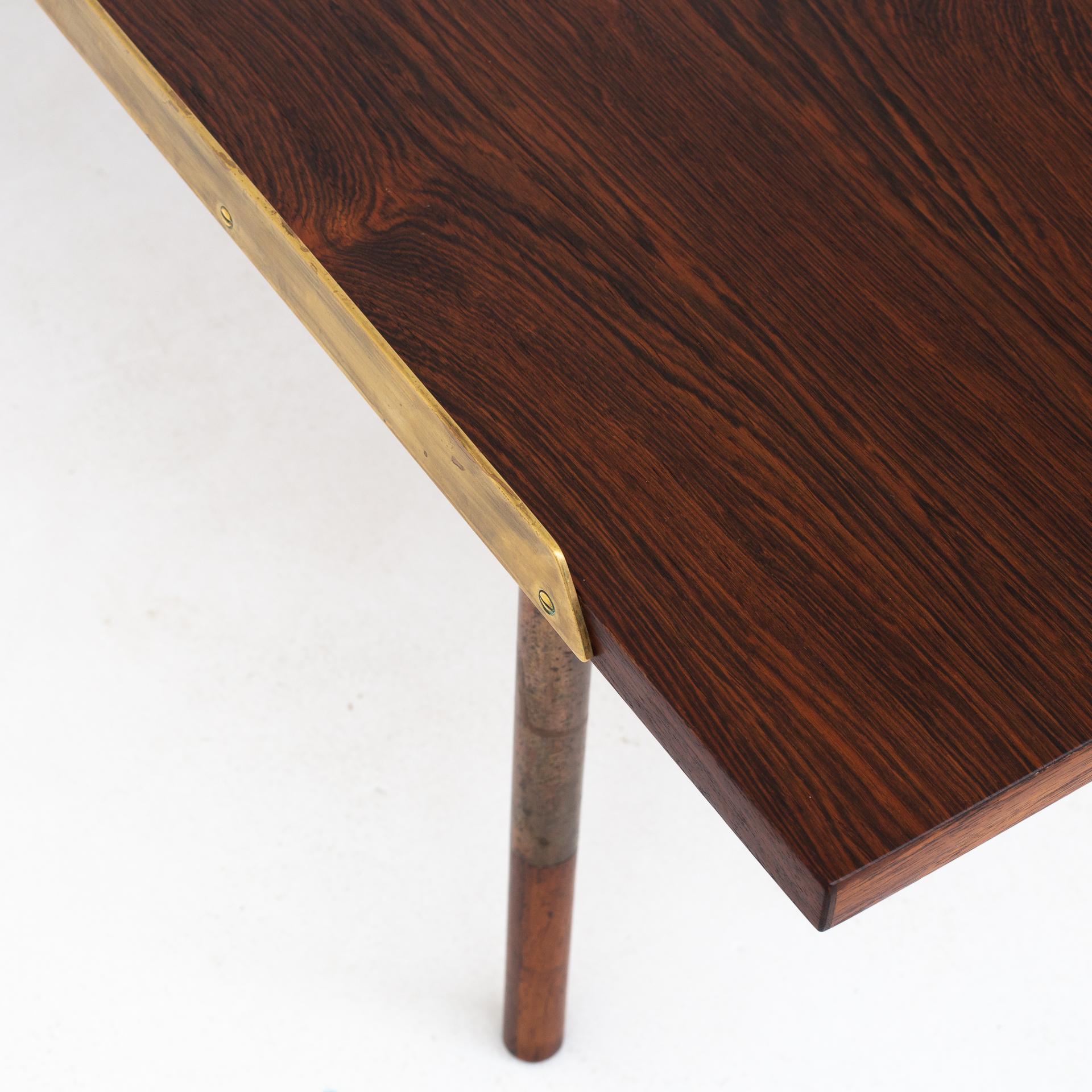 Scandinavian Modern Bo 101 Bench/Coffee Table in Rosewood by Finn Juhl