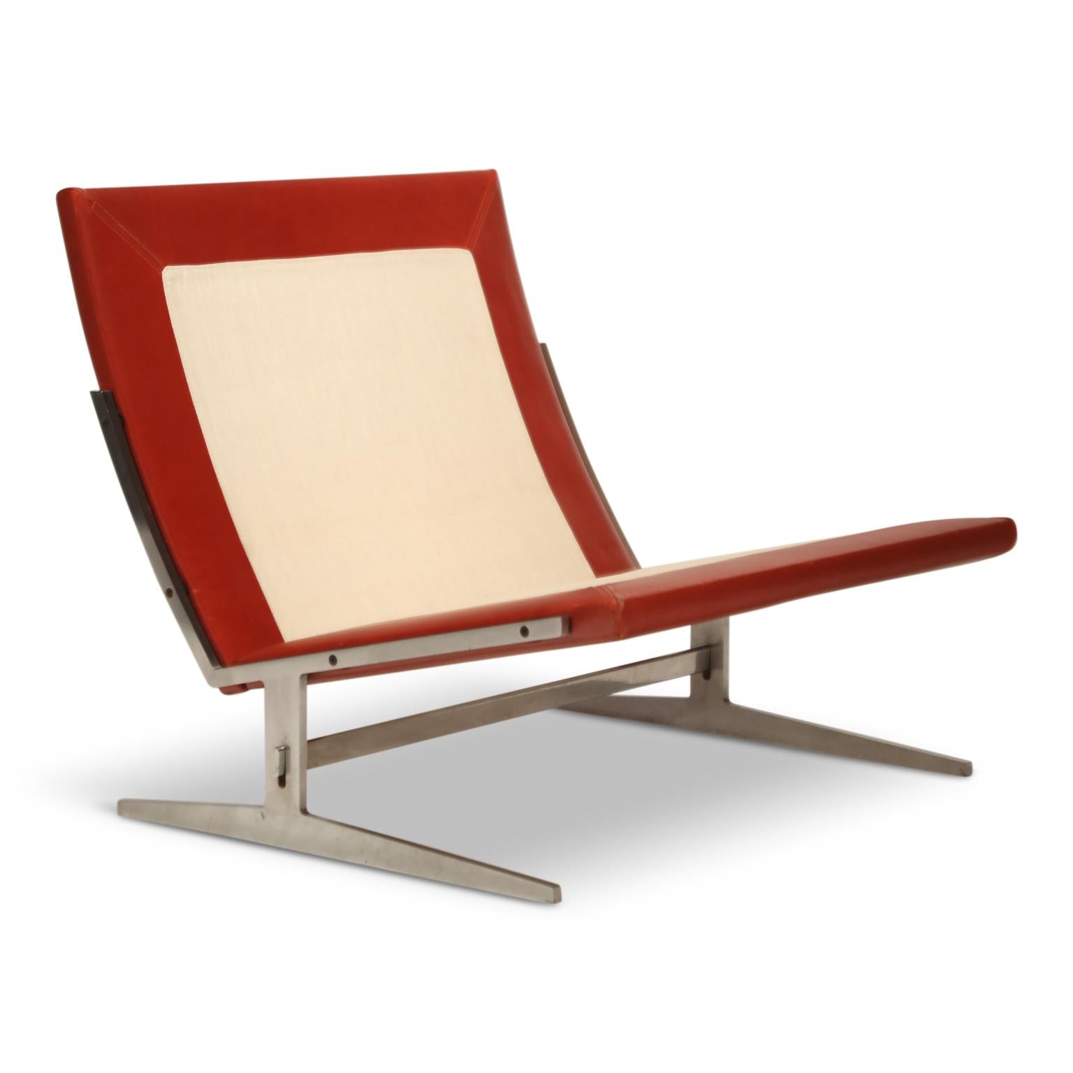 Steel BO-561 Lounge Chairs by Preben Fabricius and Jørgen Kastholm for Bo-Ex, 1962